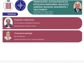 ACTUALITZACIÓ EN PATOLOGIA ENDOCRINA: MALALTIA ADRENAL MALIGNA: DIAGNOSTIC I TRACTAMENT